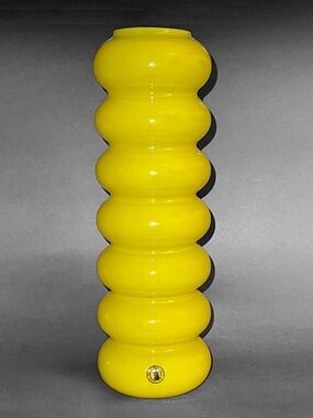 Anne Nilsson Ribbed Yellow Vase